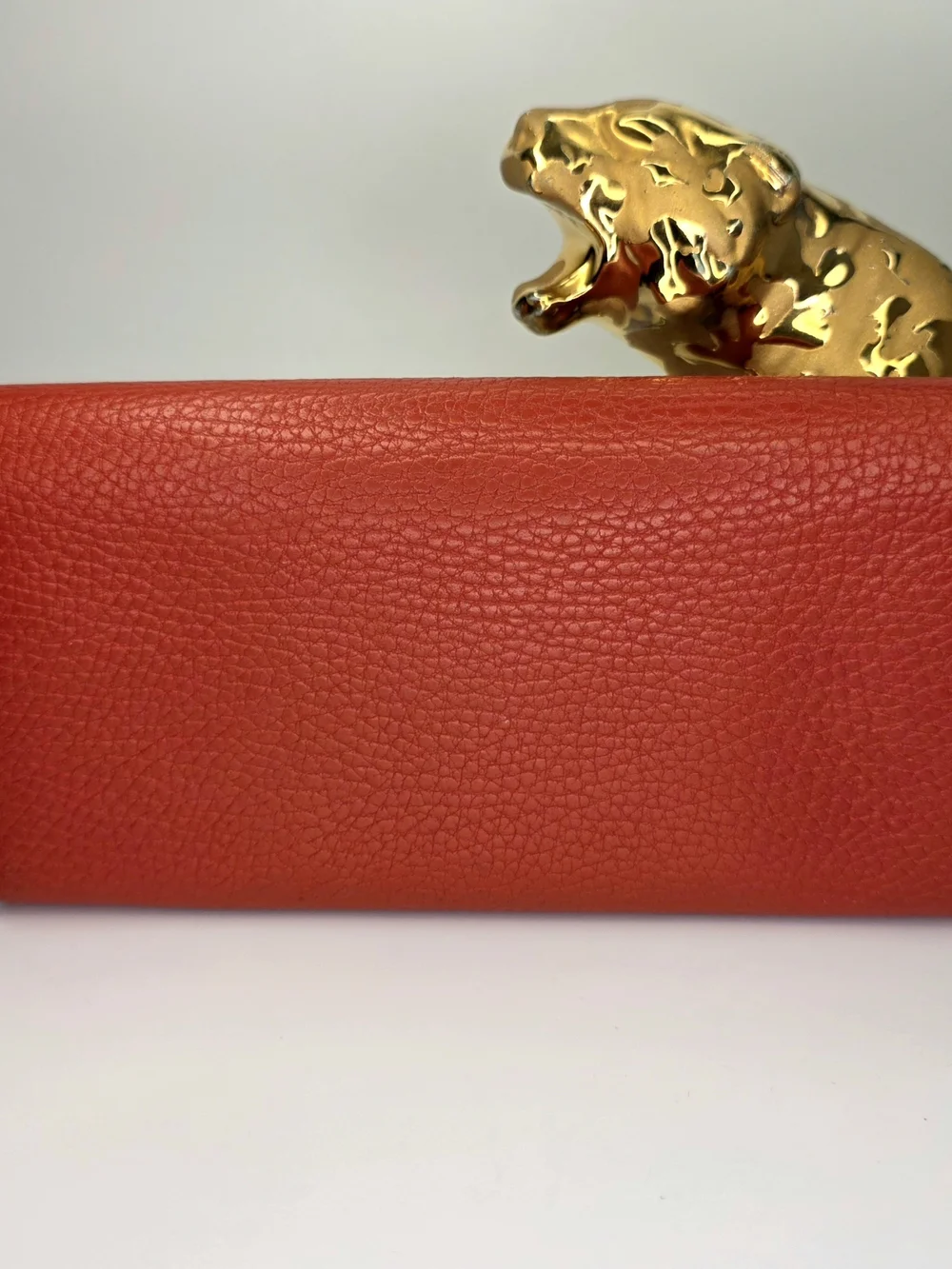 Gucci Red Marmont Pebbled Leather Long Wallet - Gucci Swing Logo ✨️